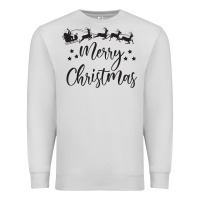 Dove Grey merry christmas Premium Sweatshirt - artisFamous