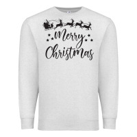 Oatmeal Heather merry christmas Premium Sweatshirt - artisFamous