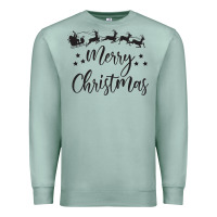 Seafoam merry christmas Premium Sweatshirt - artisFamous