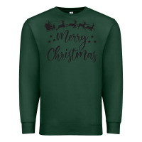 Sports Green merry christmas Premium Sweatshirt - artisFamous
