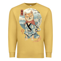 Antique Gold shiba inu dog japan Premium Sweatshirt - artisFamous