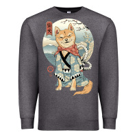Charcoal Heather shiba inu dog japan Premium Sweatshirt - artisFamous