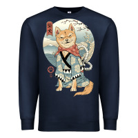 Navy shiba inu dog japan Premium Sweatshirt - artisFamous