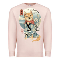 Pale Pink shiba inu dog japan Premium Sweatshirt - artisFamous