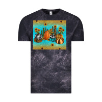 Cloud Black fall pumpkin tumbler Vintage Tee - RanaPortraitStore