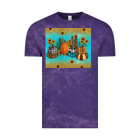 Cloud Purple fall pumpkin tumbler Vintage Tee - RanaPortraitStore