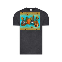 Vintage Black fall pumpkin tumbler Vintage Tee - RanaPortraitStore