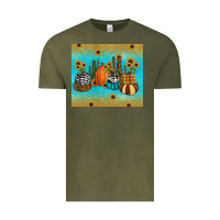 Vintage Olive fall pumpkin tumbler Vintage Tee - RanaPortraitStore