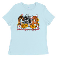 Baby Blue Cna Certified Nursing Assistant Ladies Tee - FaDigitalArtStudio