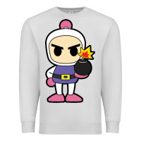 Dove Grey bomberman Premium Sweatshirt - artisFamous