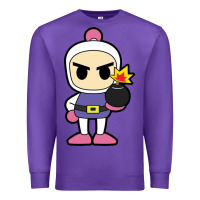 Purple bomberman Premium Sweatshirt - artisFamous