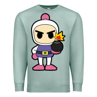 Seafoam bomberman Premium Sweatshirt - artisFamous