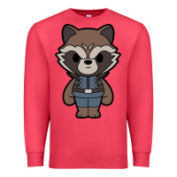 Cardinal rocket racoon chibi Premium Sweatshirt - artisFamous