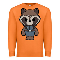 Carrot rocket racoon chibi Premium Sweatshirt - artisFamous