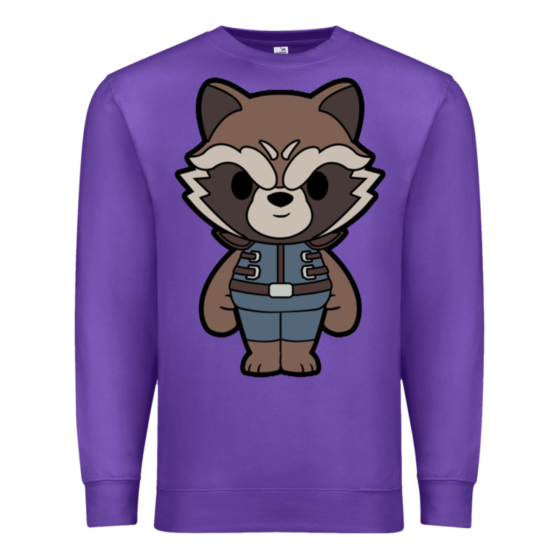 Rocket Racoon Chibi Premium Sweatshirt by artisFamous | Teevron