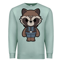 Seafoam rocket racoon chibi Premium Sweatshirt - artisFamous