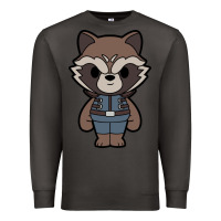 Smoke rocket racoon chibi Premium Sweatshirt - artisFamous