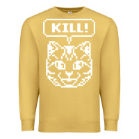 Antique Gold kill no more heroes cat Premium Sweatshirt - artisFamous