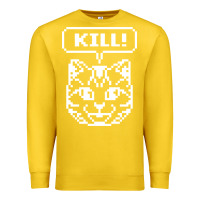 Lemon kill no more heroes cat Premium Sweatshirt - artisFamous