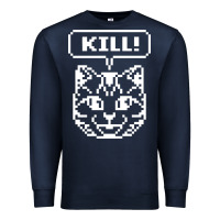 Navy kill no more heroes cat Premium Sweatshirt - artisFamous