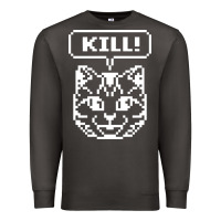 Smoke kill no more heroes cat Premium Sweatshirt - artisFamous