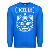 True Royal kill no more heroes cat Premium Sweatshirt - artisFamous