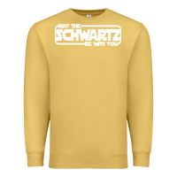 Antique Gold may the schwartz be with you Premium Sweatshirt - artisFamous