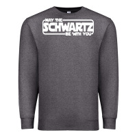 Charcoal Heather may the schwartz be with you Premium Sweatshirt - artisFamous