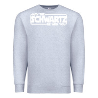 Heather Grey may the schwartz be with you Premium Sweatshirt - artisFamous