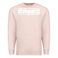 Pale Pink may the schwartz be with you Premium Sweatshirt - artisFamous