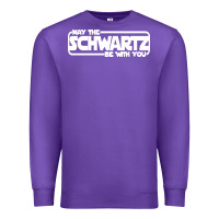 Purple may the schwartz be with you Premium Sweatshirt - artisFamous