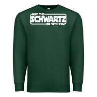 Sports Green may the schwartz be with you Premium Sweatshirt - artisFamous