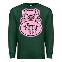 Sports Green pig piggy costume Premium Sweatshirt - artisFamous