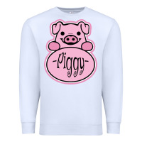 White pig piggy costume Premium Sweatshirt - artisFamous