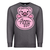 Charcoal Heather pig piggy costume Premium Sweatshirt - artisFamous