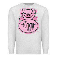Oatmeal Heather pig piggy costume Premium Sweatshirt - artisFamous