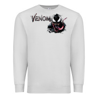 Dove Grey VENOM THE MOVIE Premium Sweatshirt - artisFamous