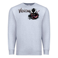 Heather Grey VENOM THE MOVIE Premium Sweatshirt - artisFamous