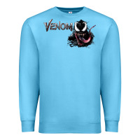 Ocean Blue VENOM THE MOVIE Premium Sweatshirt - artisFamous