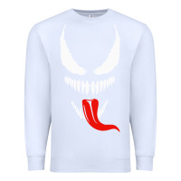 White VENOM THE MOVIE Premium Sweatshirt - artisFamous