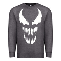 Charcoal Heather VENOM THE MOVIE Premium Sweatshirt - artisFamous