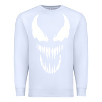White VENOM THE MOVIE Premium Sweatshirt - artisFamous