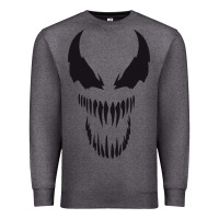 Charcoal Heather VENOM THE MOVIE Premium Sweatshirt - artisFamous