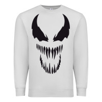 Dove Grey VENOM THE MOVIE Premium Sweatshirt - artisFamous