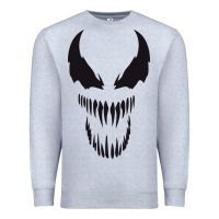 Heather Grey VENOM THE MOVIE Premium Sweatshirt - artisFamous