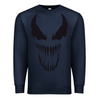 Navy VENOM THE MOVIE Premium Sweatshirt - artisFamous