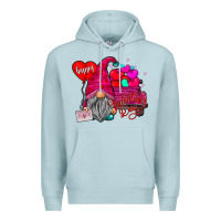 Blue Mist happy valentines day Premium Hoodie - SublimationCraftShop