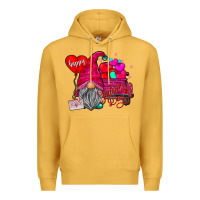 Mustard happy valentines day Premium Hoodie - SublimationCraftShop