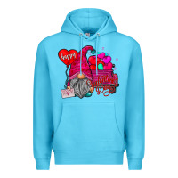 Ocean Blue happy valentines day Premium Hoodie - SublimationCraftShop