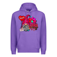 Purple happy valentines day Premium Hoodie - SublimationCraftShop